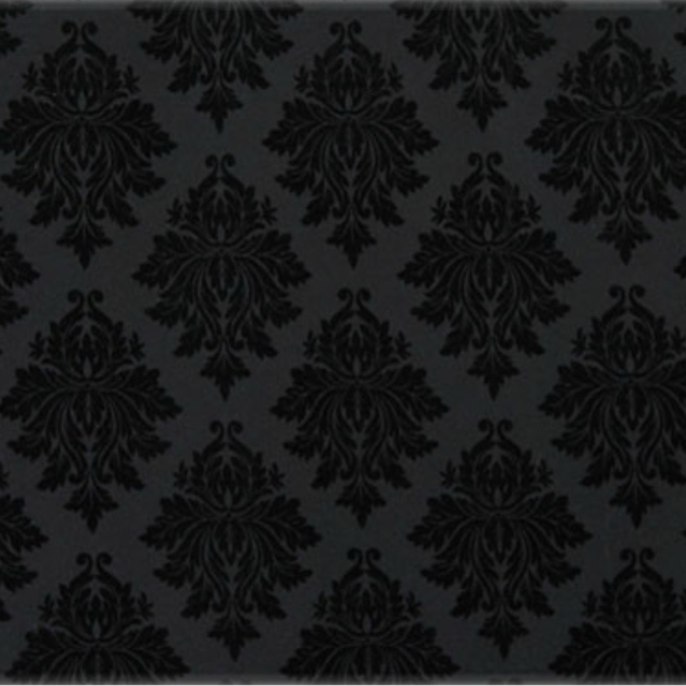 Elegant Black Damask Pattern Backdrop.